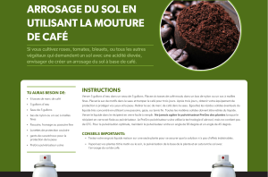 Recette avec la mouture de café