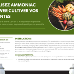 Recette ammoniac pour plantes